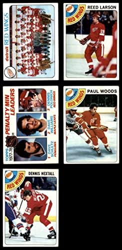 1978-79 Topps Detroit Crvena krila u blizini Team Set Detroit Red Wings Dobra crvena krila