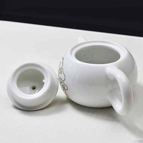 Porculanski čajnik, 6oz čaj lonac bijeli kineski set čaja za gongfu