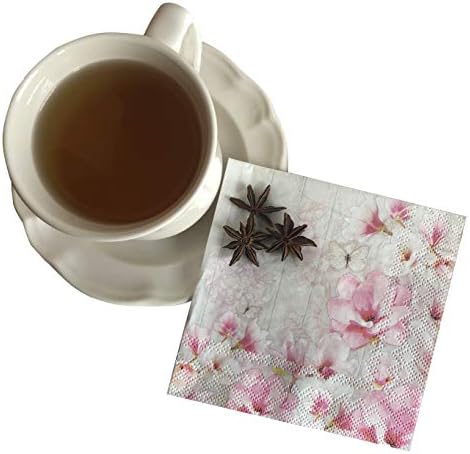 20-ct 13x13 ukrasne salvete za dekupage majčin dan salvete ružičaste magnolije salvete cvjetne salvete papir cvjetni papir salvete