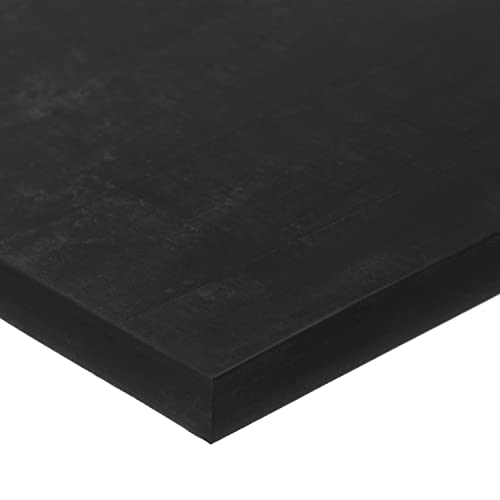SBR gumena rola, crno, akrilno ljepilo, 60a, 1/4 u debelom x 36 u širokom x 40 ft.