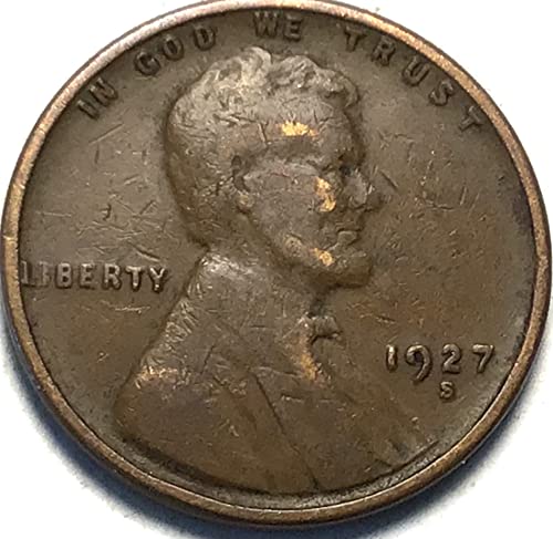 1927. S Lincoln Wheat Cent Penny Prodavač vrlo dobar
