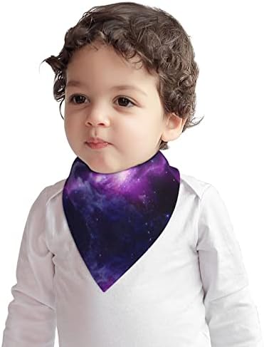 Augonsterna pamučna baby bibs cosmic purple aurora galaxy baby baby bandana drool bibs zuba za hranu bib