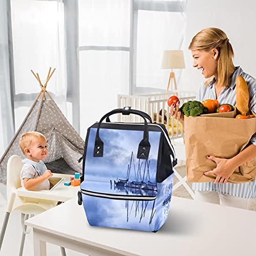 Lake Constance pelene torbe torbe mame ruksak Veliki kapacitet za pelene torbe za njegu za njegu beba za njegu bebe