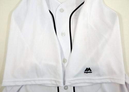 2017 Detroit Tigers Victor Alcantara 58 Igra izdana bijelog Jersey Rookie Jersey - igra korištena MLB dresova