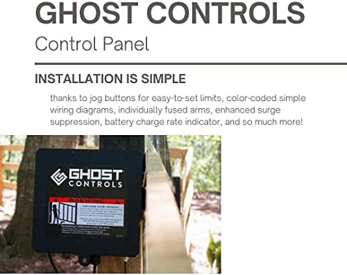 Ghost kontrolira teške solarne automatske otvarača vrata push-to-otvorena