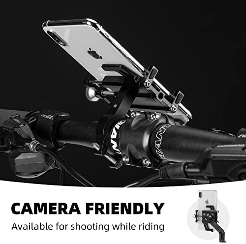 Rockbros Bike Telefon motocikl motociklističke i biciklističke upravljačke mobitele držač mobitela 360 ° za rotaciju aluminijskog telefona
