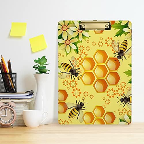 Pčelinji cvjetovi Plastični međuspremnik saća 99,5 akrilni međuspremnik s niskoprofilnom A4 kopčom za slova teška ploča za studente