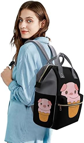 Slatka sladoled svinje pelena vrećica ruksak vodootporna mama torba velikog kapaciteta ruksak