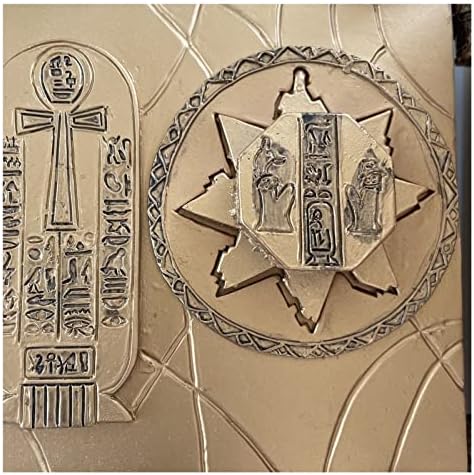 Fjodal Halloween Božićni ukrasi 2022, Knjiga Hamunaptra - Mummy Prop Replica Replica Book of the Dead, Ručno izrađena umjetnička djela