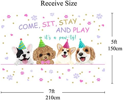 Pozadina za rođendan šteneta HD & nbsp; ružičasti ukrasi za fotografije pas štene rođendanski natpis za fotografije 7 HD5 HD