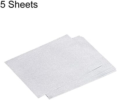 Meccanixity Slitter Cardstock Papir 7,8 inč x 11,8 inča, 5 listova pjenušav papirni zanatski karton za Dan zahvalnosti zamotavanje