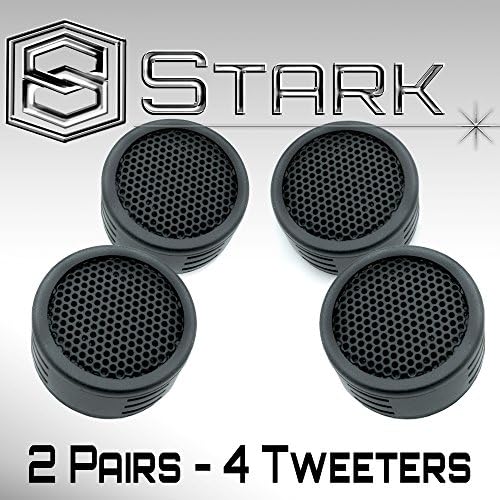 Stark Industries visoke performanse 500 vata Max Power Neodymium Silk Dome Tweeters - 4 parova super visoke frekvencije mini automobilski