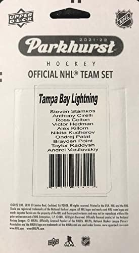 Tampa Bay Lightning 2021 2022 Tvornica gornje palube zapečaćena 10 karata, uključujući Stevena Stamkosa, Victora Hedmana i Nikita Kucherov