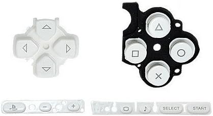 Bijeli gumbi tipka za tipku Set Popravak zamjena za Sony PSP 3000 3001 Slim Console
