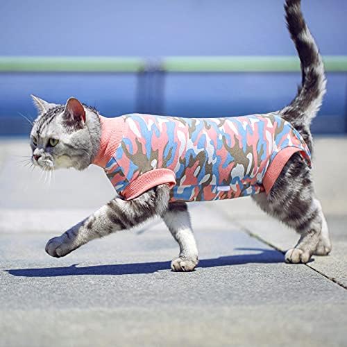 Yeapeeto mačji pas kirurgija Oporavak odijela štene za trbušne rane i kožne bolesti, alternativa e-kolara za mačke i pse nakon operacije