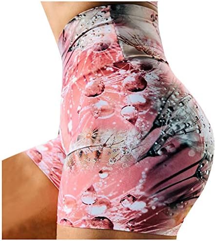 Ženske biciklističke kratke hlače smiješna grafička grafička odbojka s jogom s visokim strukom trčanje trening ples tiskane kompresije