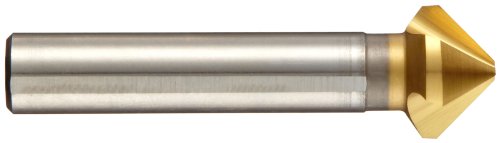 Magafor 4837 serija Cobalt Steel s jednim dijelom za jedno-end, kositreni premaz, 3 flaute, 90 stupnjeva, okrugli mjerač, 0,63 SHANK