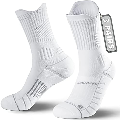 CoolMax kompresija Pokretanje čarapa 3 para, čarape za jastuk posade, anti-krpeljke vlage Wicking Atletic Molday čarape
