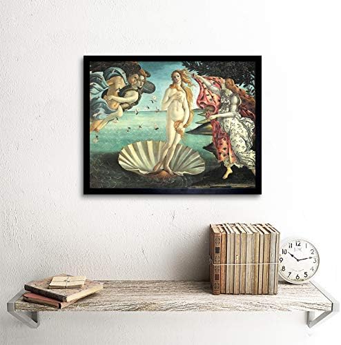 Wee Blue COO Slikanje morske školjke božica rođenje Venus Botticelli Art Print plakat zid dekor 12x16 inča