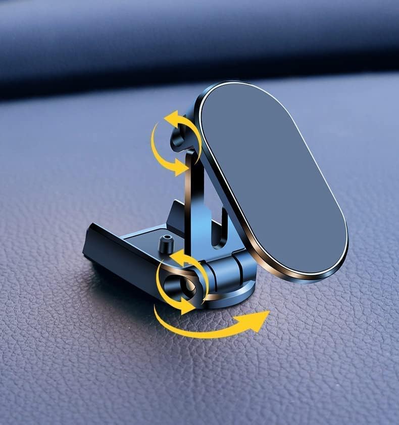 Uldahl 2023 Nova legura savijanje magnetskog automobila, držač za magnetski automobil nosač telefona sklopiva stalak za nadzornu ploču,