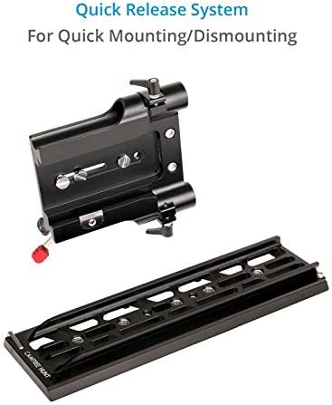 Camtree 19 mm/15 mm CNC aluminijska osnovna ploča s standardnom pločicom tronožaca za dovetail za DSLR videozapis BMCC kamere