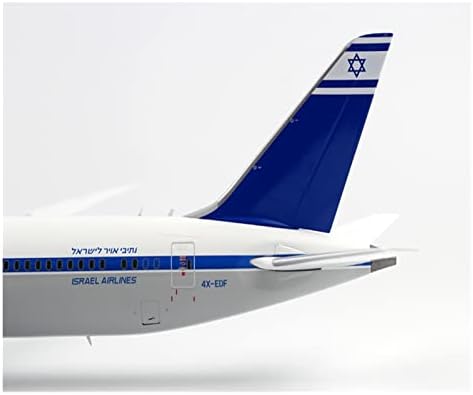 Modeli zrakoplova 1: 200 za zrakoplovne zrakoplovne tvrtke Air Izrael El al Airplane 787 B787 Zbirka zrakoplova Kolekcija Poklon kući