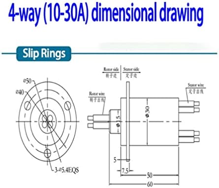 Klizni prsten Električni klizni prsten motor kliznog prstena rotirajući priključak kliznog prstena Električni priključak Slipni prsten