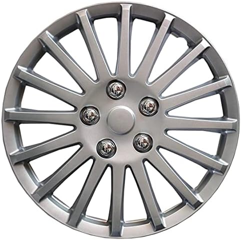 Copri set od 4 kotača 15-inčni srebrni hubcap Snap-on odgovara Hondi
