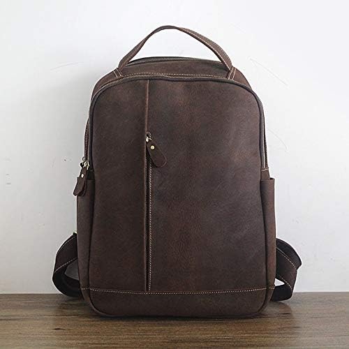 Muška torba na otvorenom Vintage ručno izrađena Kožna torba Na ramenu ruksak za putovanja 32,5 * 43 * 14 vidi