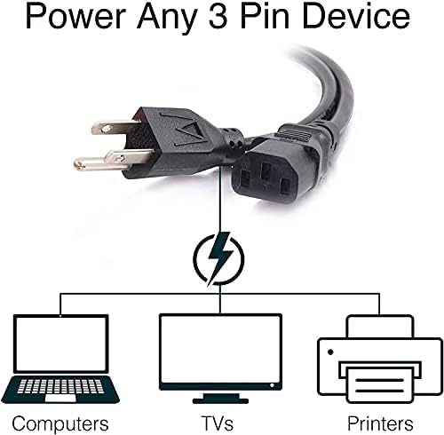92-inčni kabel za napajanje, zamjenski kabel za napajanje, 3-pinski konektor, univerzalni kabel za napajanje, 5-15-inčni do 13, 18-inčni,