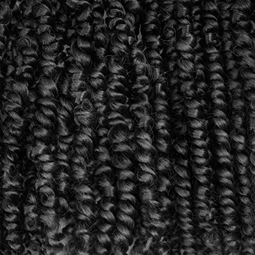 8 pakiranja unaprijed upletene heklane kose 10-inčne ombre kose za tkanje kose s kovrčavim krajevima za ekstenzije kose