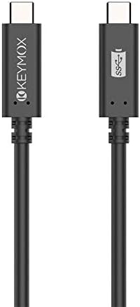 Tip C kabel, Keymox USB-C do USB-C 3.1 Gen 1 kabel za punjač s isporukom napajanja 100W za Galaxy S8+, S9, S10, iPad Pro 2018, Google