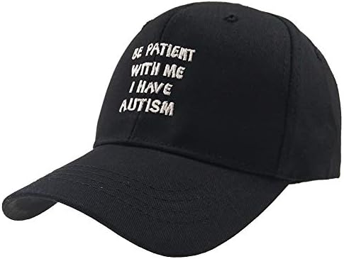 Unisex bejzbol kapa Budite strpljivi prema meni, imam autizam pismo vez za tata šešir modno podesivo nazad ženski kapica.