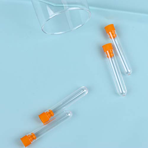 Baluue cijevi plastični test test epruvete staklo ispitivanje s plastičnim ispitnim poklopcima