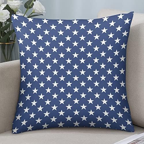 Zvjezdana zastava set od 2 jastuka za jastuke s kvadratnim jastucima jastuka za kauč kauč dekorativna automobila