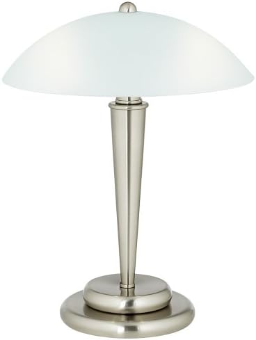 360 stupnjeva rasvjeta Deco kupola moderna stolna svjetiljka 17 Inc off Brušeni Nikal bijeli abažur od brušenog stakla za dnevnu sobu