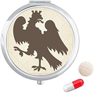Europski nacionalni amblem životinja leteći orao kutija za tablete džepna kutija za pohranu lijekova spremnik za doziranje