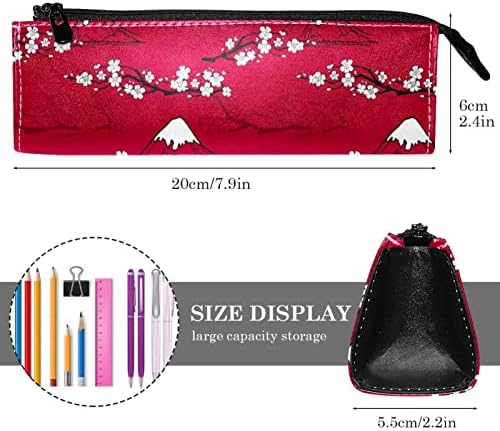 Vodootporna torba za šminkanje, torbica za šminkanje, kozmetički organizator za žene i djevojke, vintage Fuji planinski trešnja cvjetanje