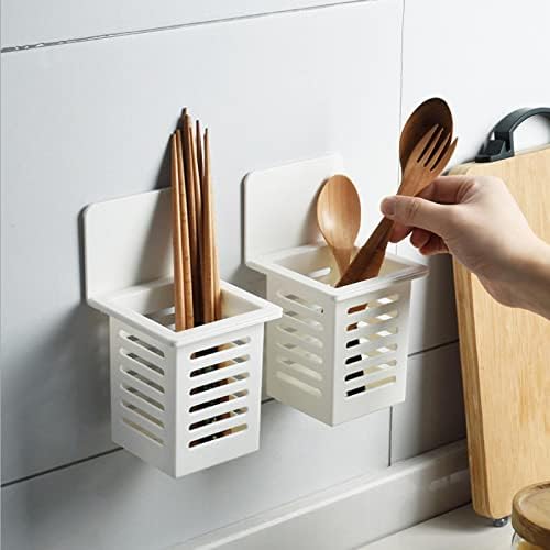 Kuhinjski štapići za jelo bez perforacije zidni stalak za odlaganje žlica za kućanstvo, slamke za štapiće