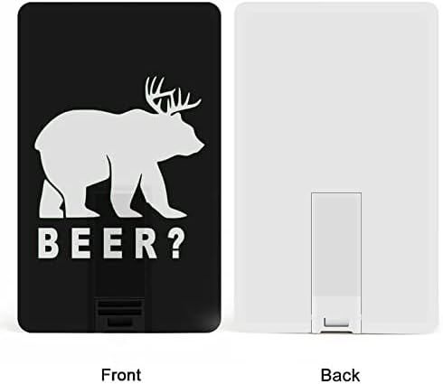 BEAR jelena piva kreditna banka kartica USB flash pogoni prijenosni memorijski štap za skladištenje tipki 32g