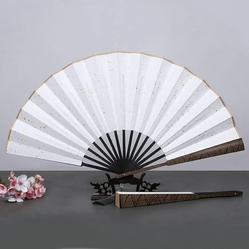 10 -inčni uzorak oceanskog vala sklopivi ventilator klasični kineski stil graviranje retro stila preklopni ventilator kaligrafije slikati