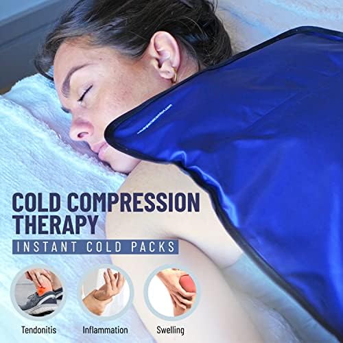 Pakovanje leda za bolove u leđima-hladni ulošci za višekratnu upotrebu za liječenje ozljeda kuka, koljena, ramena, naprezanja mišića,