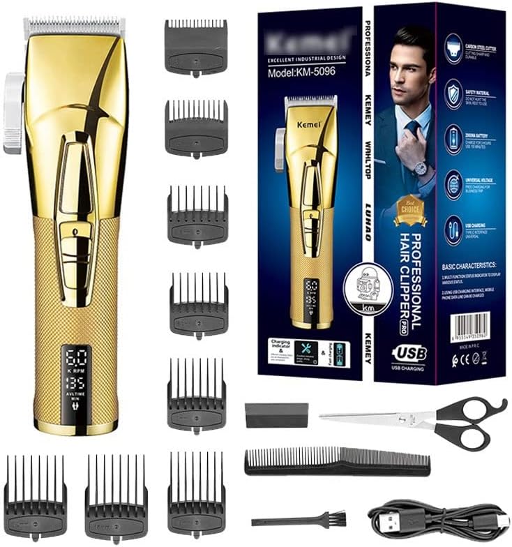 Crivers Clippers za muškarce, profesionalni dvostepeni brijač za kosu za muškarce Podesivi električni stroj za rezanje kose za kosu