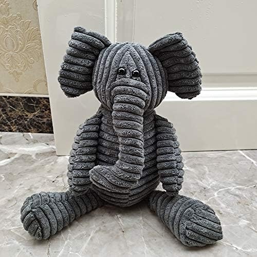 Unutarnja vrata čep od tkanine Doodstops ukrasni sjedeći slon ljubitelj ljubitelja darova tamno siva