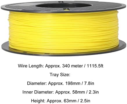 3D filament za pisak, potrošni materijal visoke točnosti 1kg Spool 1,75 mm PLA ispis za industrijske uređaje