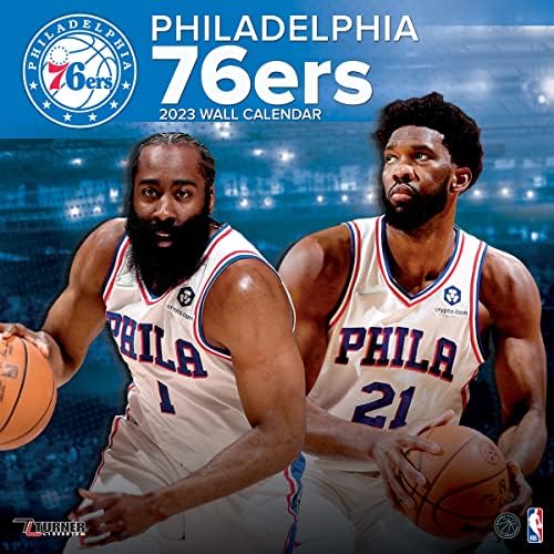 Turner Sports Philadelphia 76ers 2023 12x12 zidni kalendar tima
