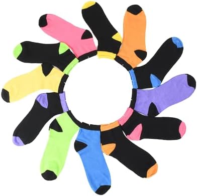 Ženski udobni pamuk Osnovni neonsko gležanj atletske čarape