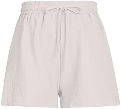 LCEPCY Plus Veličina lagana ležerna kratkih hlača za žene izvlačenje udobnih elastičnih struka kratkih hlača 2023 Ljetne kratke hlače