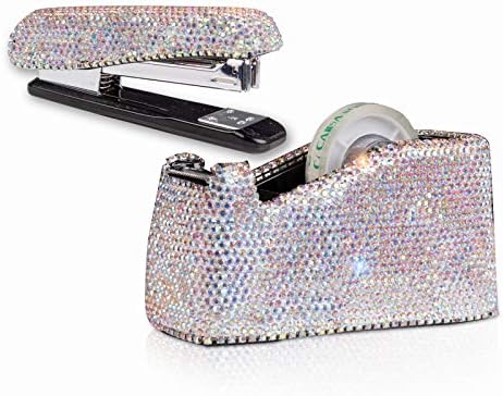 Bling Crystal Luksuzno ručno izrađeni dijamantski spojnik i desktop traka za dozator uredski pribor za pripisnice za modne djevojke