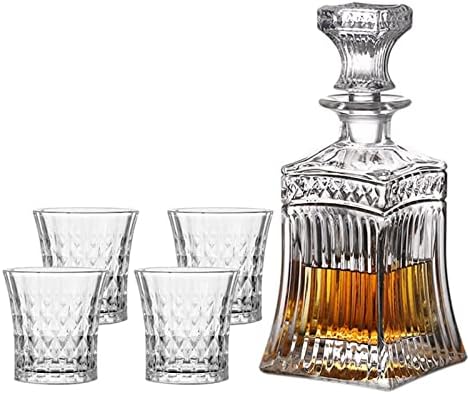 Dimyngl naočale set viski set s 4 izvrsnom kristalnom šalicom za bar domaće staklo staklo vino boca pivsko bar alati